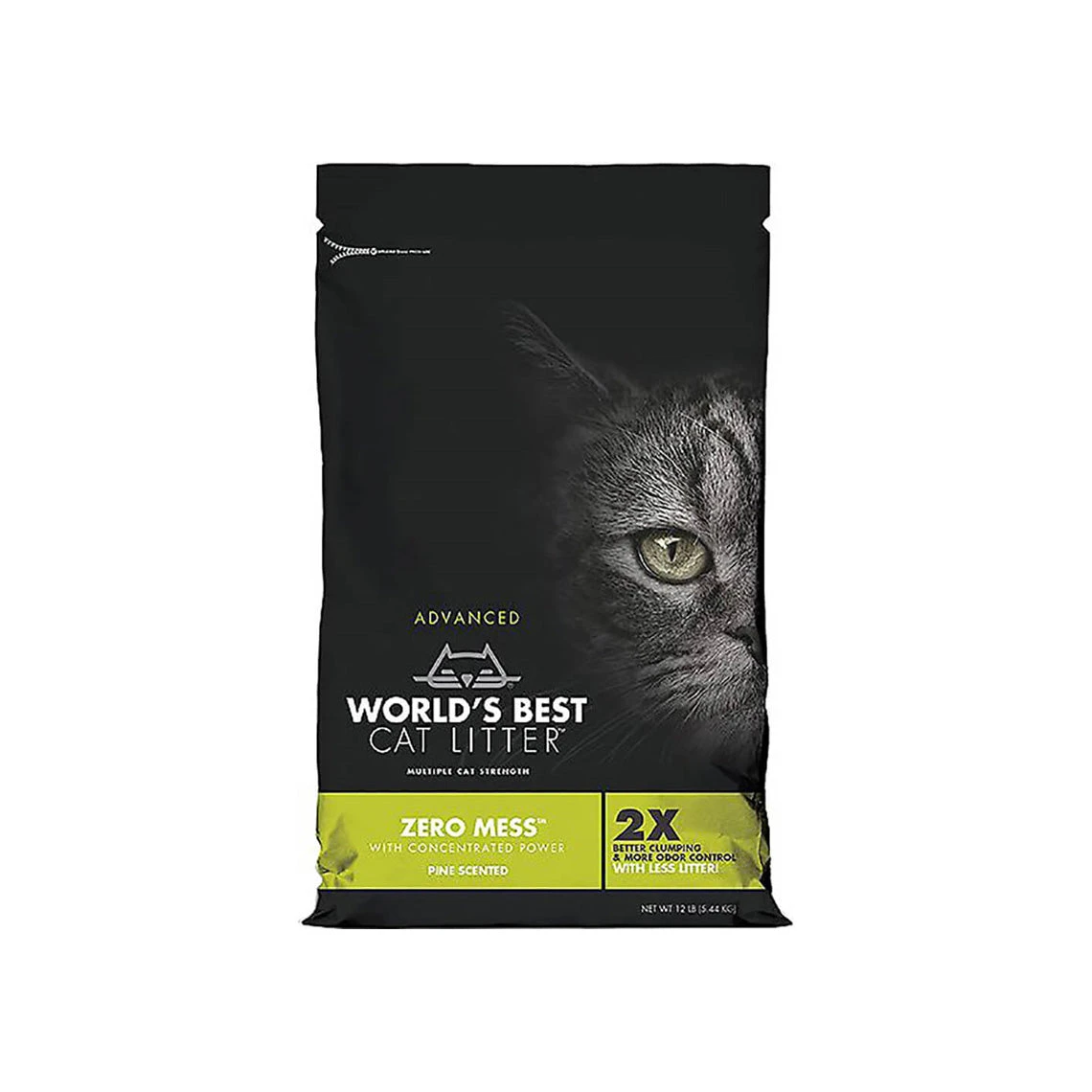 World's Best Zero Mess Pine Scented Cat Litter