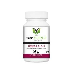 Vetri Science Vetri-Science Omega 3 6 9 Fatty Acid Pet Supplement