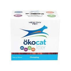 OKOcat Natural Wood Clumping Cat Litter