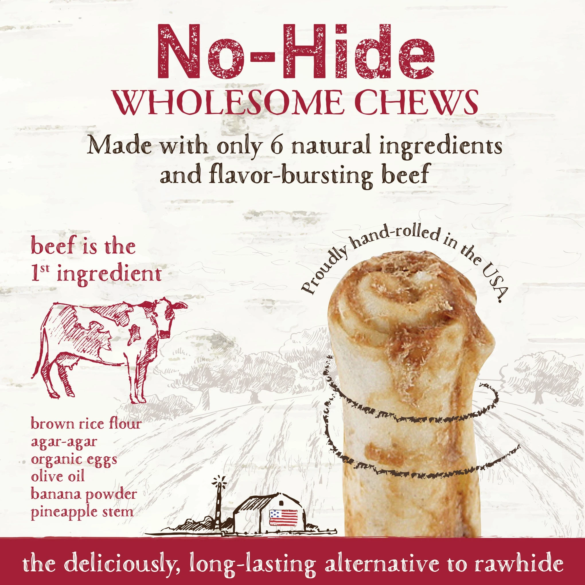 Earth Animal No-Hide Beef Single Chew For Dogs - Image 10