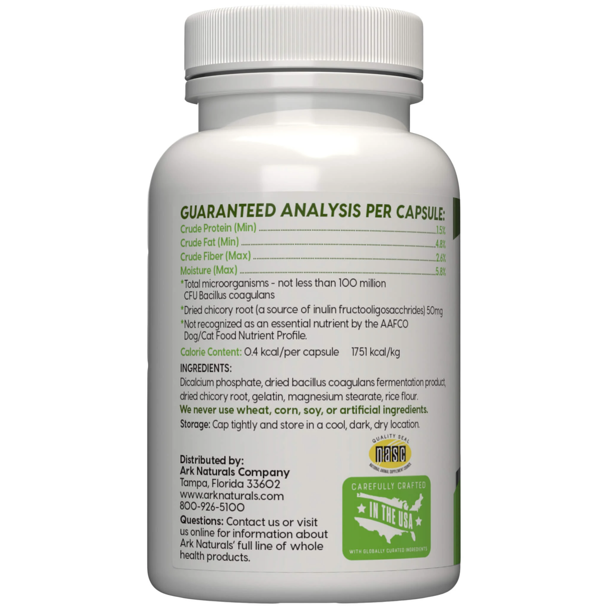 Ark Naturals Gentle Digest Probiotic Supplement For Dogs & Cats - Image 2