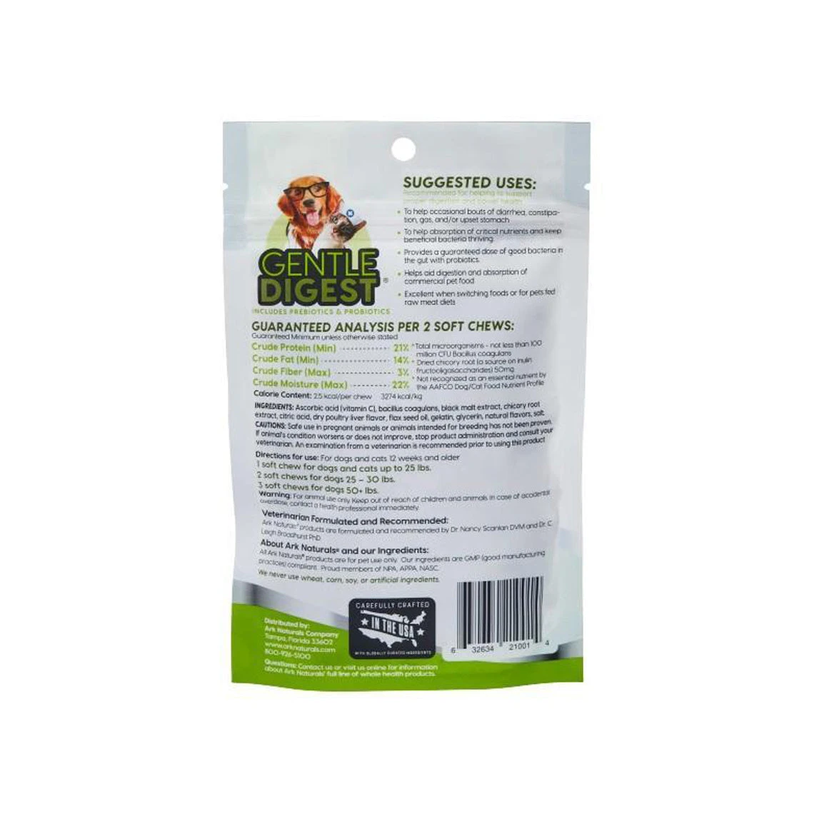 Ark Naturals Gentle Digest Probiotic Supplement For Dogs & Cats - Image 6