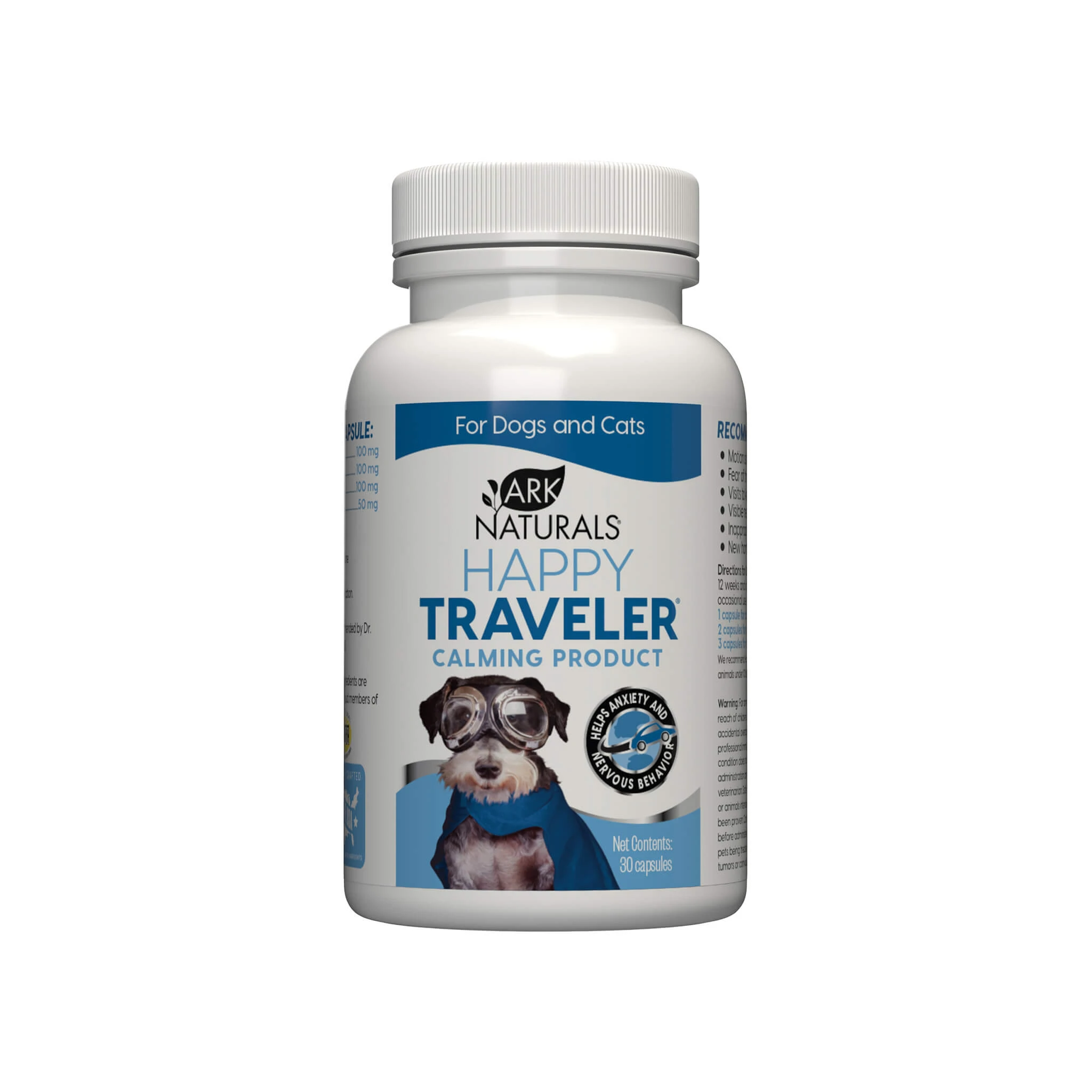Ark Naturals Happy Traveler Herbal Calming Formula For Dogs & Cats
