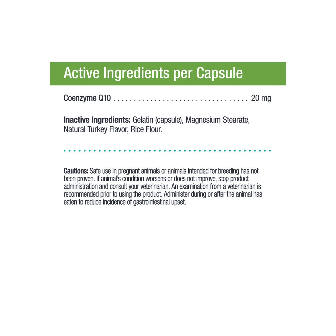 Only Natural Pet Ubiquinone CoQ10 Supplement For Dogs & Cats - Image 2