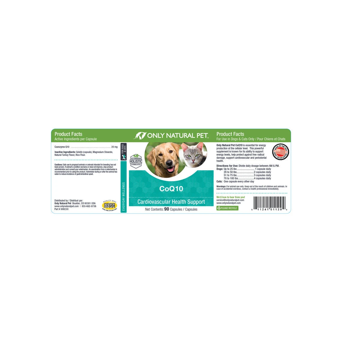 Only Natural Pet Ubiquinone CoQ10 Supplement For Dogs & Cats - Image 8