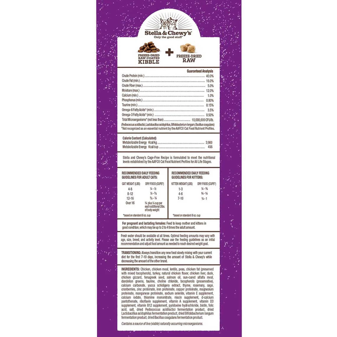 Stella & Chewy's Raw Blend Dry Cat Food - Image 3