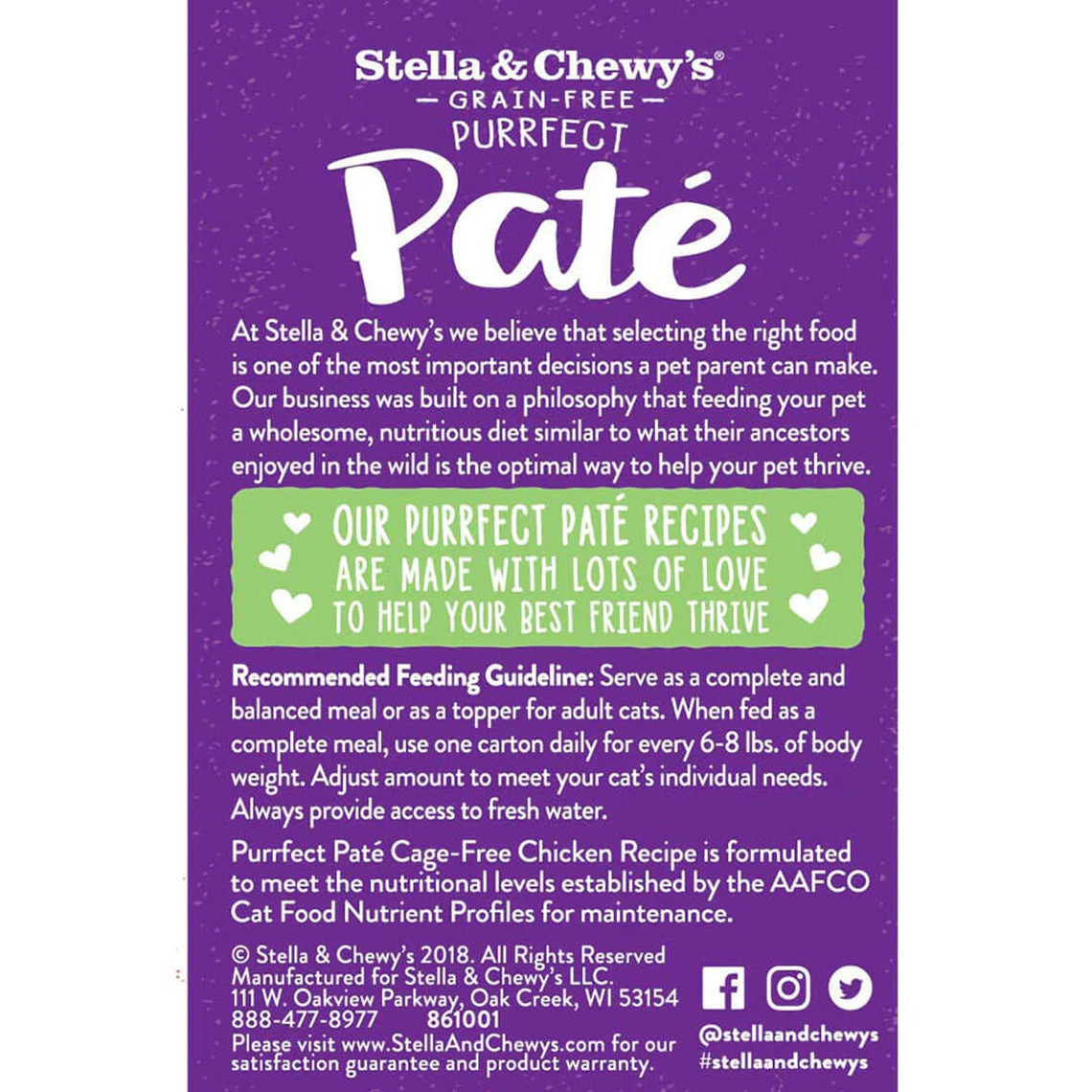 Stella & Chewy's Purrfect Pate Wet Cat Food Case Of 12 - Image 2