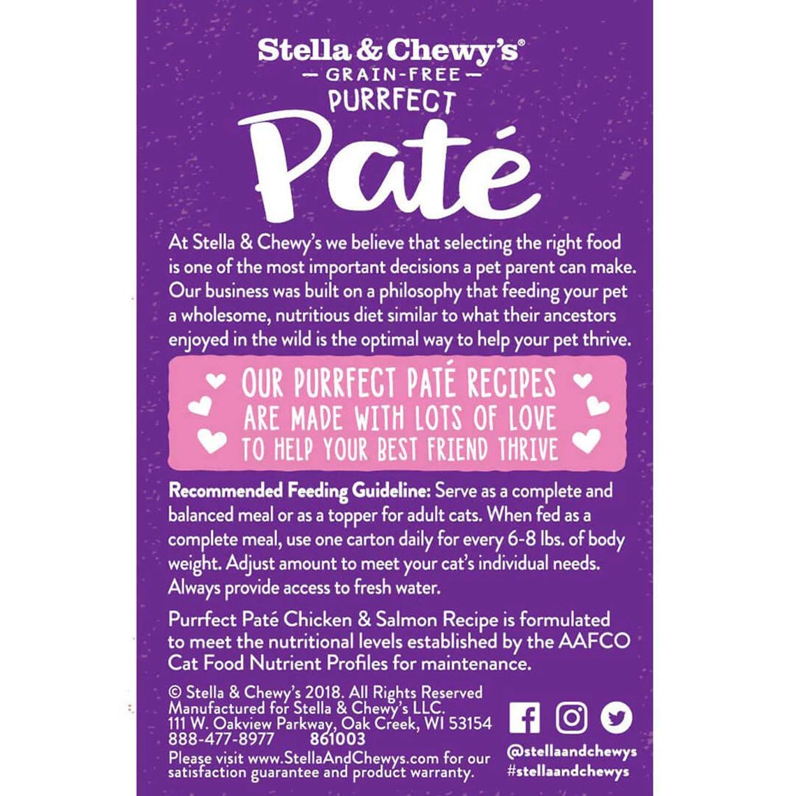 Stella & Chewy's Purrfect Pate Wet Cat Food Case Of 12 - Image 5