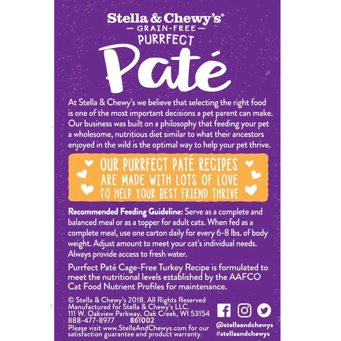 Stella & Chewy's Purrfect Pate Wet Cat Food Case Of 12 - Image 8