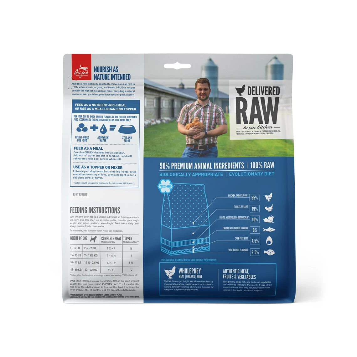 Orijen Grain-Free Freeze-Dried Dog Food - Image 4