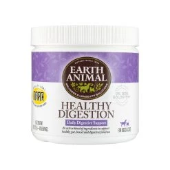 Earth Animal Healthy Digestion Nutritional Supplement Powder For Cats & Dogs