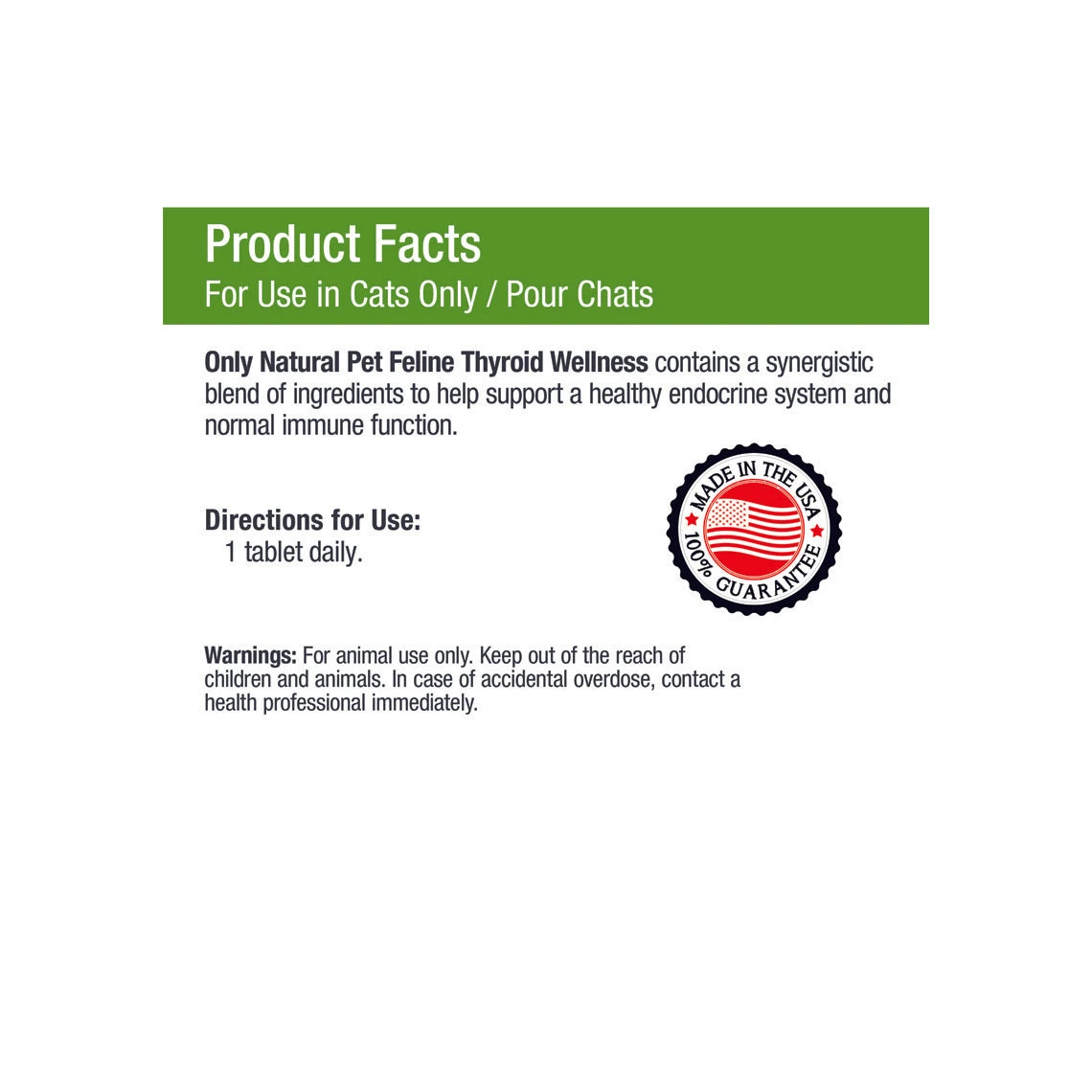 Only Natural Pet Feline Thyroid Wellness Support Supplement For Cats - Image 5