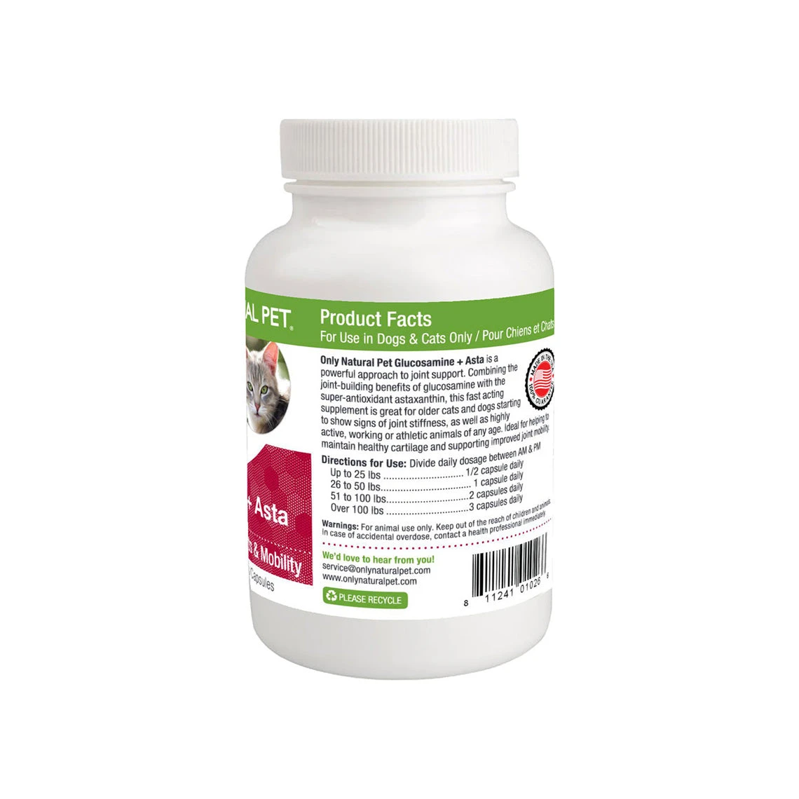 Only Natural Pet Glucosamine + Asta Joint Supplement For Dogs & Cats - Image 7