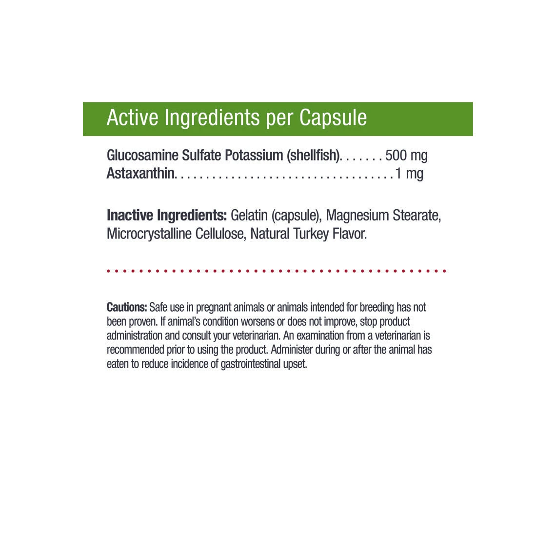 Only Natural Pet Glucosamine + Asta Joint Supplement For Dogs & Cats - Image 2