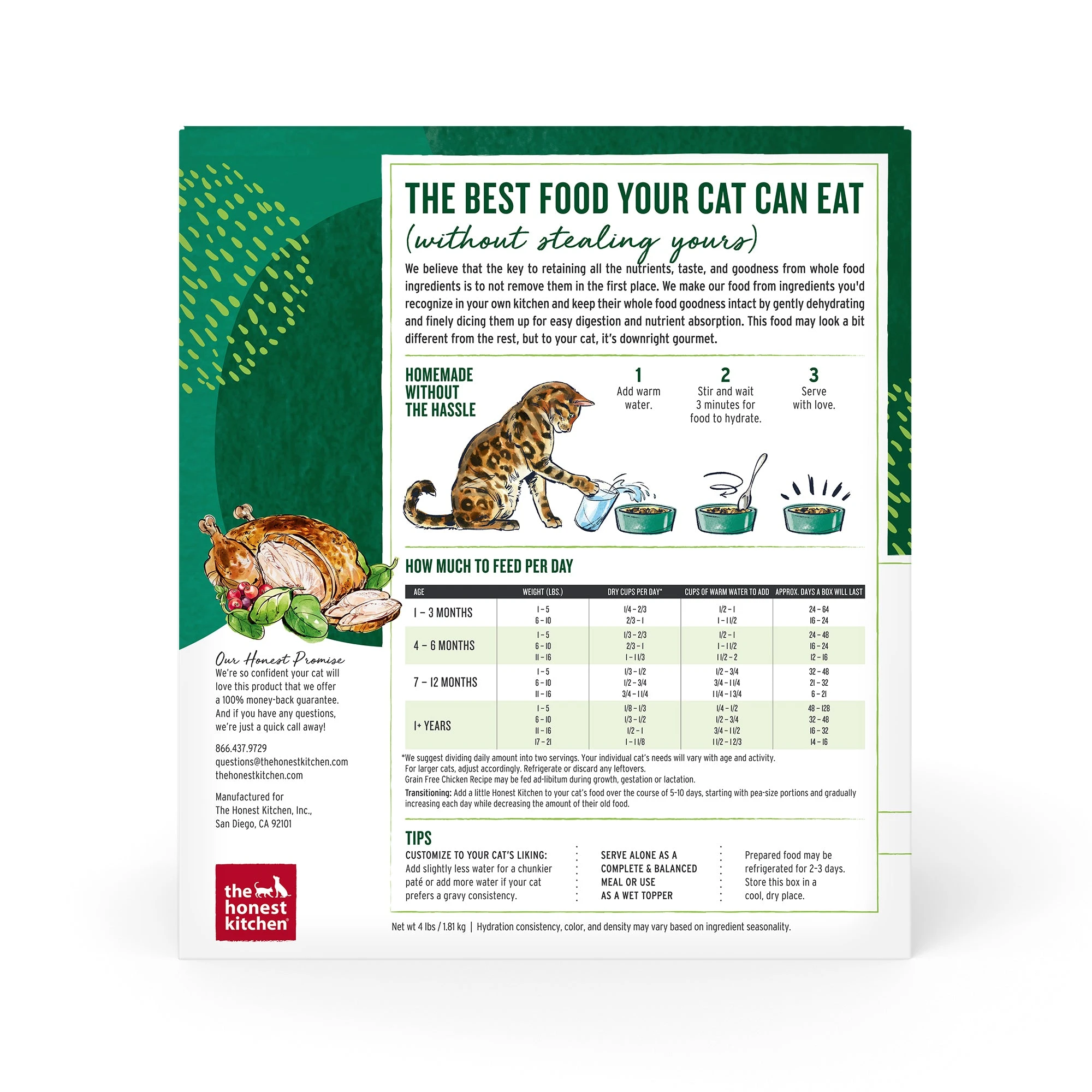 The Honest Kitchen Grace Grain Free Dehydrated Cat Food - Image 4