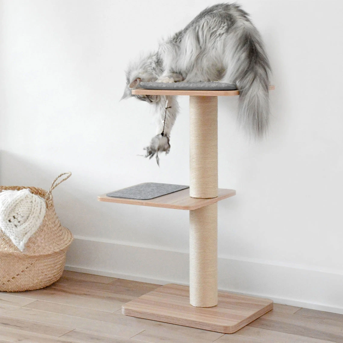 Beonebreed Cat Katt3 Evo Natural Cat Tree - Image 2