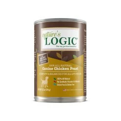Nature's Logic Canine Chicken Feast 13.2 Oz Canned Wet Food For Dogs