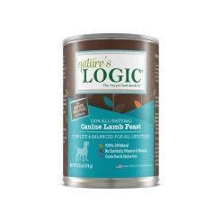 Nature's Logic Canine Lamb Feast 13.2 Oz Canned Wet Food For Dogs