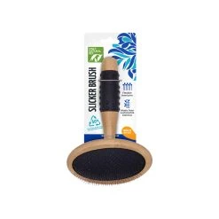 Only Natural Pet Slicker Brush With Bamboo Handle For Dogs