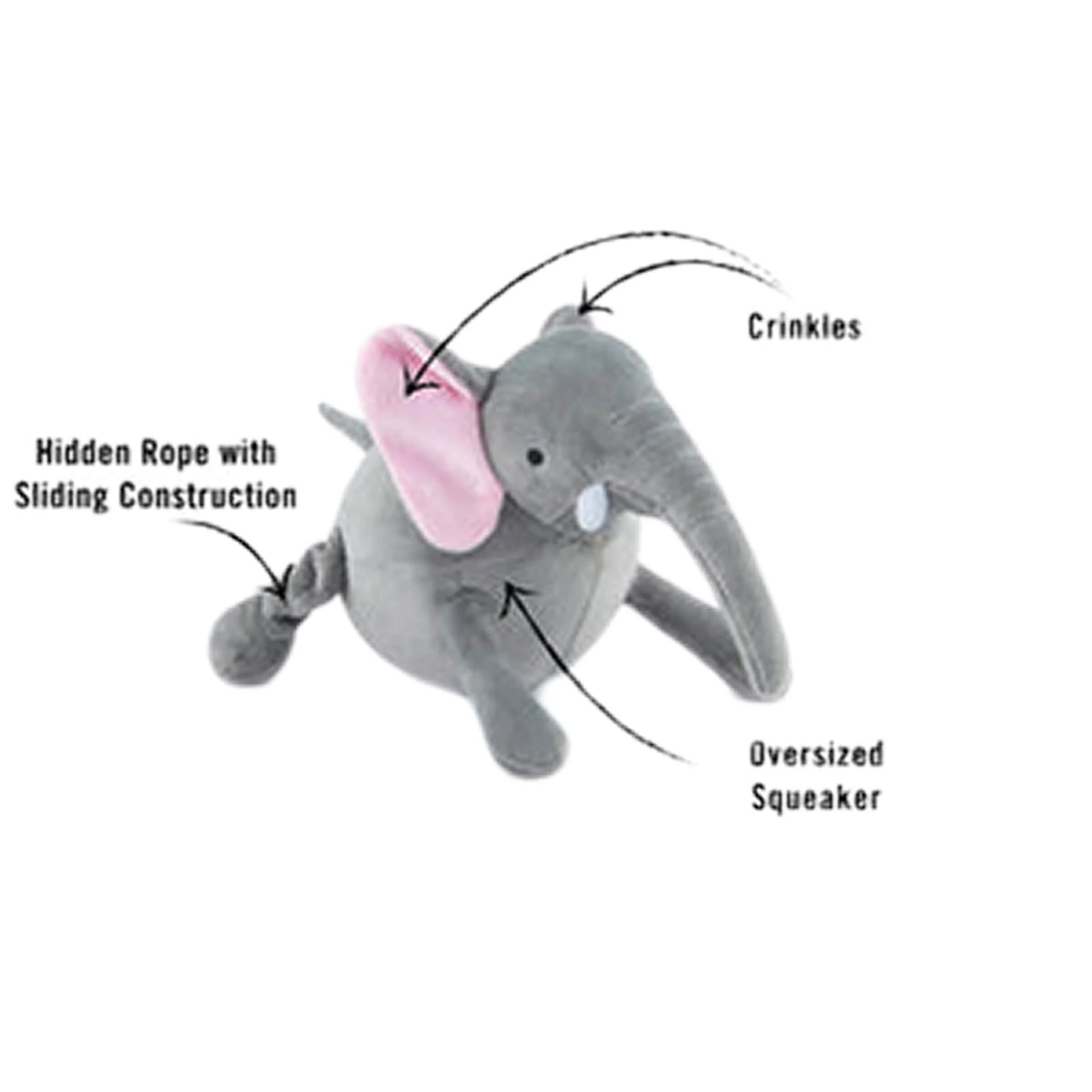 P.L.A.Y. PET LIFESTYLE AND YOU P.L.A.Y. Safari Collection Plush Eco-Friendly Dog Toy - Image 24