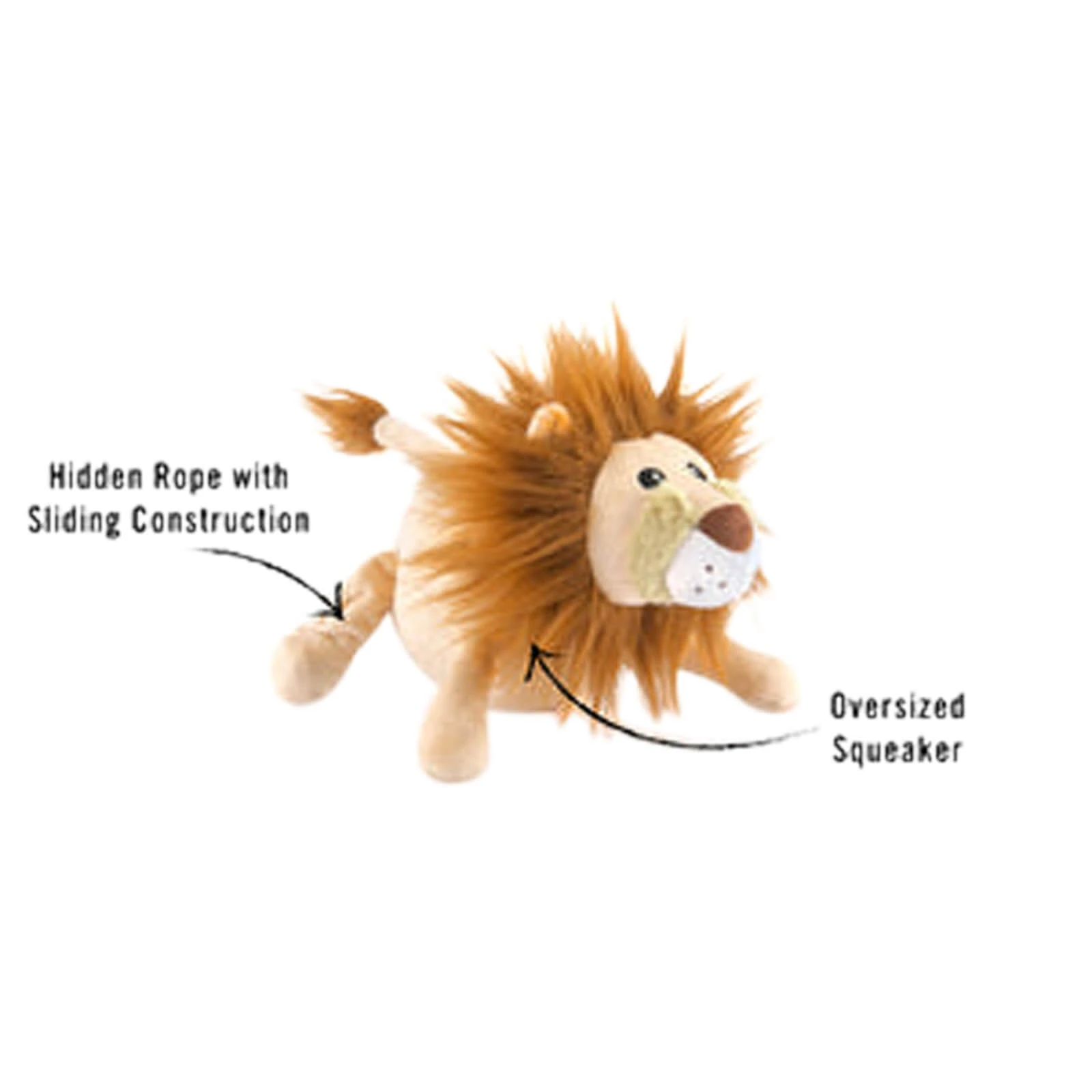 P.L.A.Y. PET LIFESTYLE AND YOU P.L.A.Y. Safari Collection Plush Eco-Friendly Dog Toy - Image 8