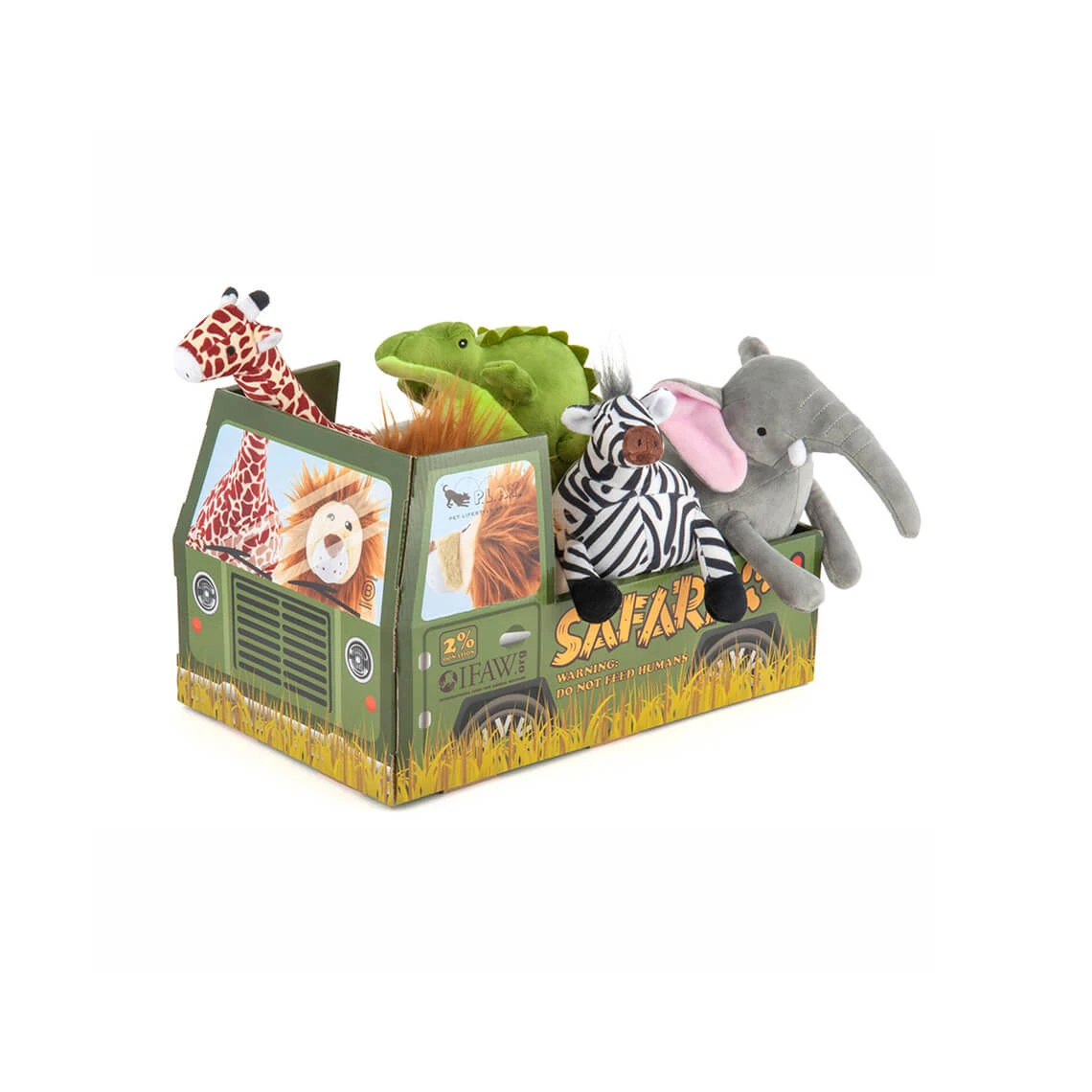 P.L.A.Y. PET LIFESTYLE AND YOU P.L.A.Y. Safari Collection Plush Eco-Friendly Dog Toy - Image 32